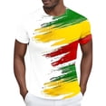 thumbnail image 1 of Tops para hombre, blusas y camisas de manga corta con cuello redondo para hombre Camisa de manga corta estampada para hombre Top/camisa de manga corta con cuello redondo Tops para hombre, 1 of 4