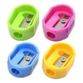 thumbnail image 2 of Oval Pencil Sharpener (Single Hole Cutter, Learners Art Tool), 10 Single-Hole Sharpeners Prevent Sharing, Learners Pencil Sharpener Oval Pencil Sharpener. 1 Set /10 Plastic Manual, By Kingtowag, 2 of 7