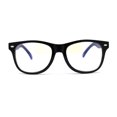 thumbnail image 2 of Boys Plastic Horn Rim Blue Light Blocking Computer Glasses Black, 2 of 3