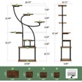 thumbnail image 4 of Plant Stand Indoor with Grow Light, 47" Corner Plant Stand for Indoor Plants, 7 Tiered Tall Plant Shelf Indoor Flower Stand Plant Rack, 4 of 5