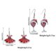 thumbnail image 3 of Festival Acrylic Earrings Featuring Wine Glass or Christmas Dress Pattern Party Earrings Stylish Ear Jewelry for Women, 3 of 4