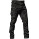 thumbnail image 1 of eoeioa Pantalones cargo de senderismo para hombre con múltiples bolsillos Ripstop Stretch Pantalones de correr impermeables Pantalones holgados sólidos para exteriores, 1 of 4