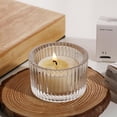 thumbnail image 3 of HofferRuffer Glass Tealight Candle Holders Set of 12, Cute Votive Candle Holder for Table Centerpieces, Party, Wedding and Home Decor (2.2'' x 1.4'', Clear), 3 of 11