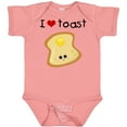 thumbnail image 3 of Inktastic I Love Toast Boys or Girls Baby Bodysuit, 3 of 5