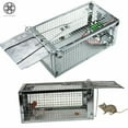 thumbnail image 2 of Luxtrada 2pcs Small Animal Humane Live Cage Rat Mouse Mice Chipmunk Small Rodent Catch Trap for Indoor and Outdoor for Gopher Opossum Skunk Groundhog Squirrel Spay Feral Stray Cats Rescue Wild Rabbits, 2 of 11