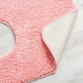 thumbnail image 4 of Mainstays Basic Polyester Contour Bath Rug, Pink, 20" x 22", 4 of 9