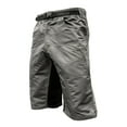 thumbnail image 2 of THE ENDURO - Men's Grey MTB Shorts with Padded Underliner, 2 of 6