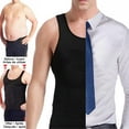 thumbnail image 5 of Compression Shirt Men Shapewear Slimming Body Shaper Vest Workout Tank Top Undershir Compression Shirt Men, Lightweight, Breathable and Elastic, 5 of 6