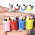 thumbnail image 4 of Mini Colored Pencil Set, Realistic Tiny Pencils with Mini Storage Case, Cute Dollhouse Accessories, DIY Miniature Scenes Crafting, 4 of 5