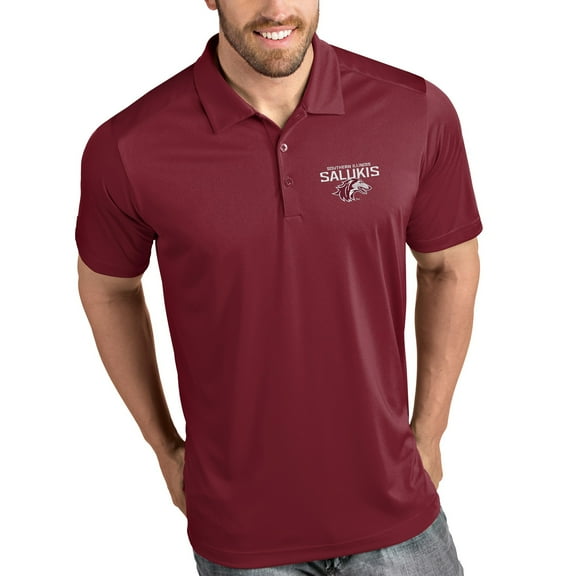 Southern Illinois Salukis Antigua Tribute Polo - Maroon