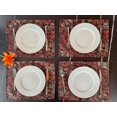 thumbnail image 4 of Manteles Individuales para Mesa, 4 pz Tapete Rectangular de Tela Fina Premium, Resistente e Impermeable, Medida 35 cm x 45 cm, 4 of 5