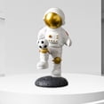 thumbnail image 2 of 2 Piezas Estatuas de astronauti Estatuilla Escultura Ornamento astronauti Escritorio, 2 of 9