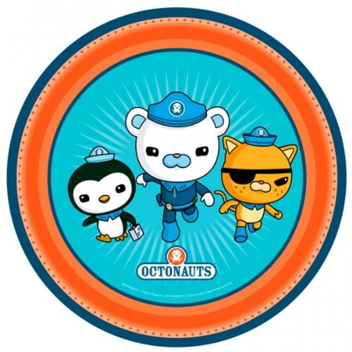 8" Round Octonauts Edible Frosting Cake Topper Image ABPID06106