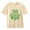 Beige, variant on XIMIN St. Patrick's Day Festive Clover-Shaped "Happy" Kids' T-Shirt - Green Graphic, Soft Short-Sleeve Crew Neck Top for Boys & Girls