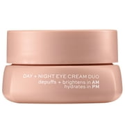 ITK Day + Night Eye Cream Duo | Vitamin C + Caffeine for Dark Circles + Under Eye | Eye Brightening Serum  0.6 oz