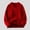 Red, variant on Danhjin Men's Knitted Sweater Tops Long Sleeve Casual V Neck Solid Color T Shirts Oversized Knitwear Pullover Fall Winter Comfy Stretchy Soft Cozy Shirts Blouses