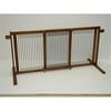 Crown Pet Free-Standing Tall Height Wood Pet Gate with Security Arms