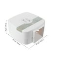 thumbnail image 6 of OUNONA Toilet Paper Holder Plastic Tissue Box Organizer Multifunctional Organizer 1Pcs, 6 of 6
