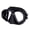 Black Silicone, variant on IST MP203 HUNTER Twin Tinted Lens Low Volume Diving Snorkeling Spearfishing Mask- ANTI-FOG White