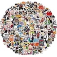 thumbnail image 2 of GFDYREE Mixed Anime Stickers Pack 200 Pcs Popular Classic Japanese Style Stickers, 2 of 5