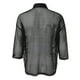 thumbnail image 3 of Camisas De CompresióN Para Hombre Camiseta ahuecada para hombre, cárdigan de malla Sexy, chal, ropa de actuación a la moda para hombre, camiseta superior (Black, L), 3 of 7