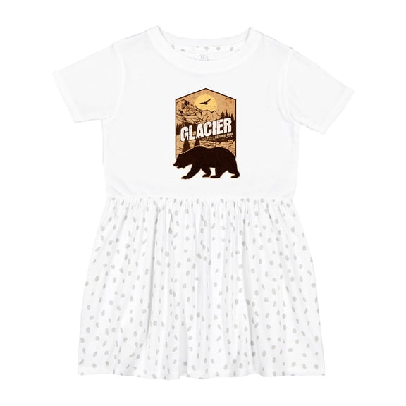 Inktastic Glacier National Park Vacation Girls Toddler Dress
