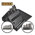 thumbnail image 2 of Gyros 93-16018 High Speed Steel Coarse Tap and Drill Bit Set, 18-Piece, 2 of 2