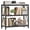 Black, variant on Homeiju Console Table 31.5" Width, 3-Tier Entryway Table with Storage, Industrial Sofa Table with Open Shelves, Foyer Tables for Entryway, Hallway, Kitchen, Living Room and Bedroom, Black