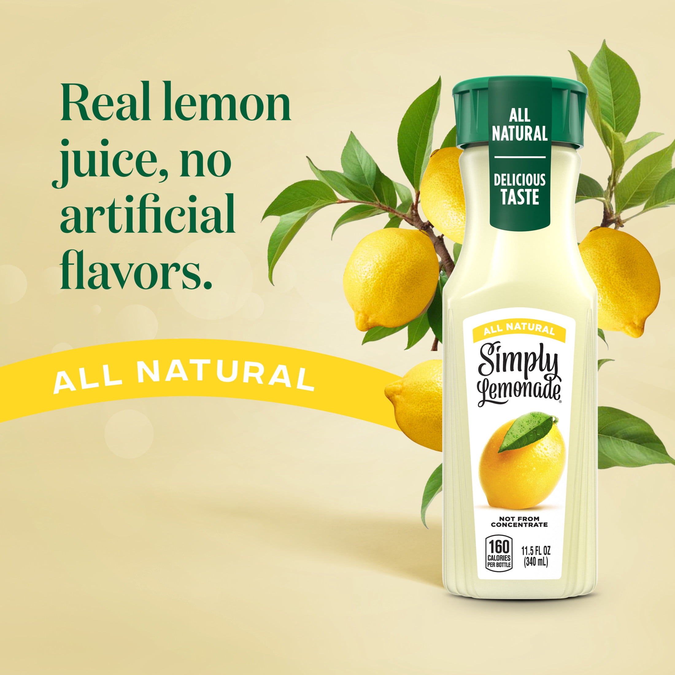 Simply Lemonade Bottle, 11.5 fl oz