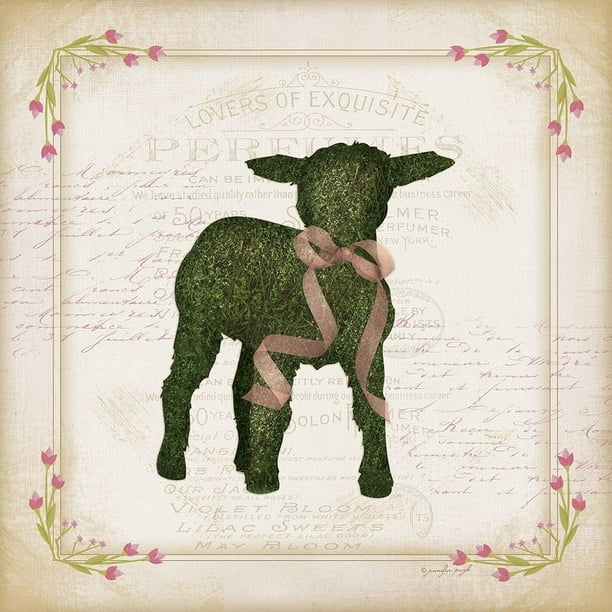Lamb Poster Print by Jennifer Pugh (24 x 24)