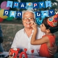 thumbnail image 5 of JHGoosa Father's Day Decorations Pull Flag Party Decorations Pull Flag Paper Flower Balloon Set Happy Dad's Day, 5 of 6