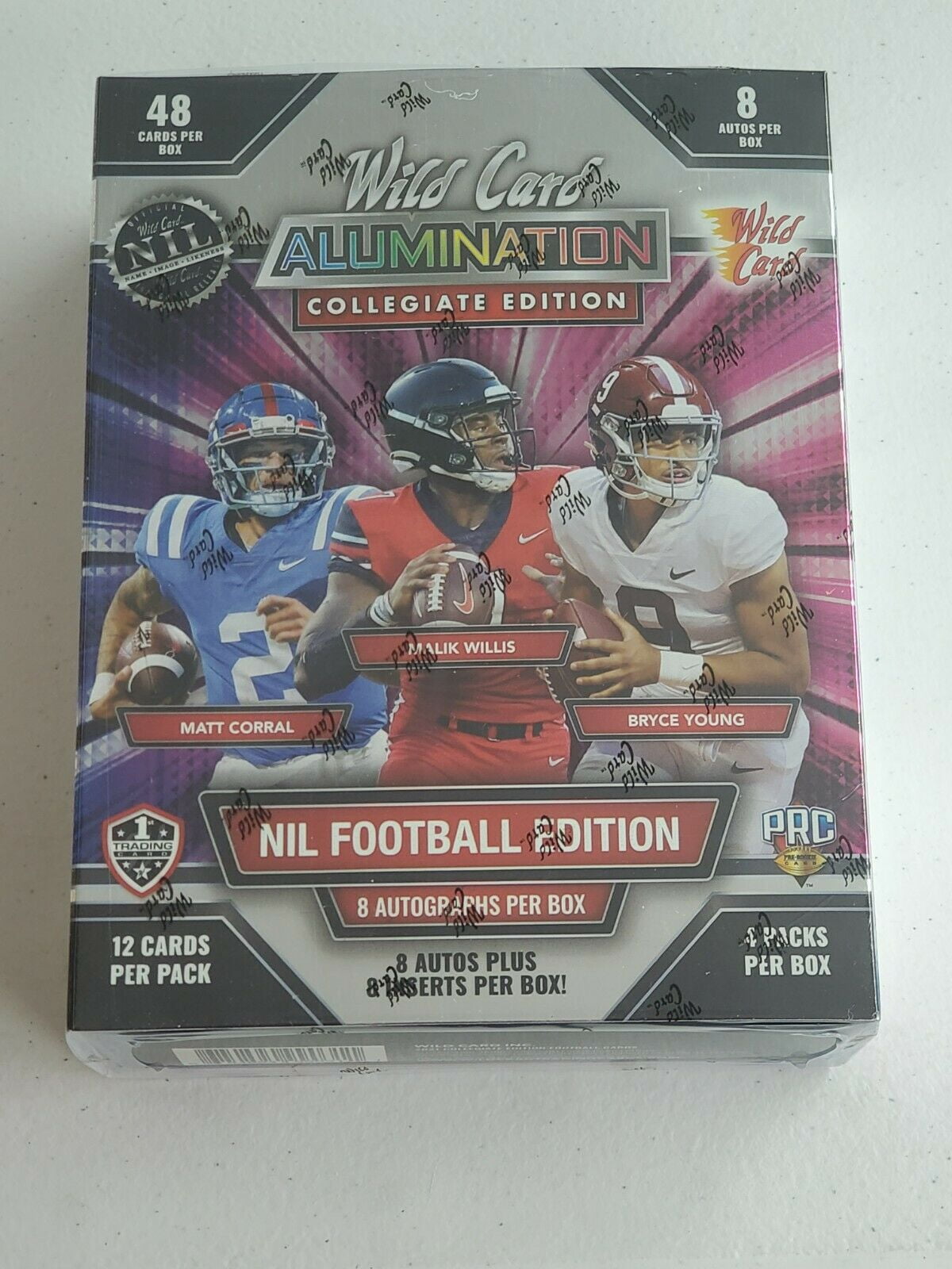 2022 Wild Card Alumination Collegiate Football Edition Sealed Hobby Box
