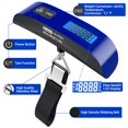 thumbnail image 3 of Báscula electrónica para equipaje Dr.Meter PS02 de 50 kg con pantalla LCD azul, 3 of 8