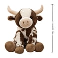 thumbnail image 3 of VENTORA Cow Stuffed Animal Plush Toy, Kawaii Milk Cow Pillow Soft Cuddle Plushie For Kids Sleeping Bed Sofa Decor Birthday Gift, 3 of 7