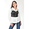 thumbnail image 1 of Top corset efecto piel Roman Fashion /Juvenil, 57410 (Negro) negro G, 1 of 6