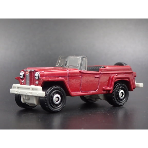 Open Box 1948 -1950 JEEP WILLYS JEEPSTER 1:64 SCALE COLLECTIBLE DIORAMA DIECAST MODEL CAR