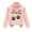 Pink, variant on GUNIA Girls Long Sleeve Shirts Casual Cat Graphic Turtleneck Basic Kids Spring Fall Tops Toddler Tees Black 18-24 Months