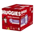 thumbnail image 3 of Huggies Little Movers Baby Diapers, Giga pack, Size 4 (22-37 lbs), 66 Ct, 3 of 9
