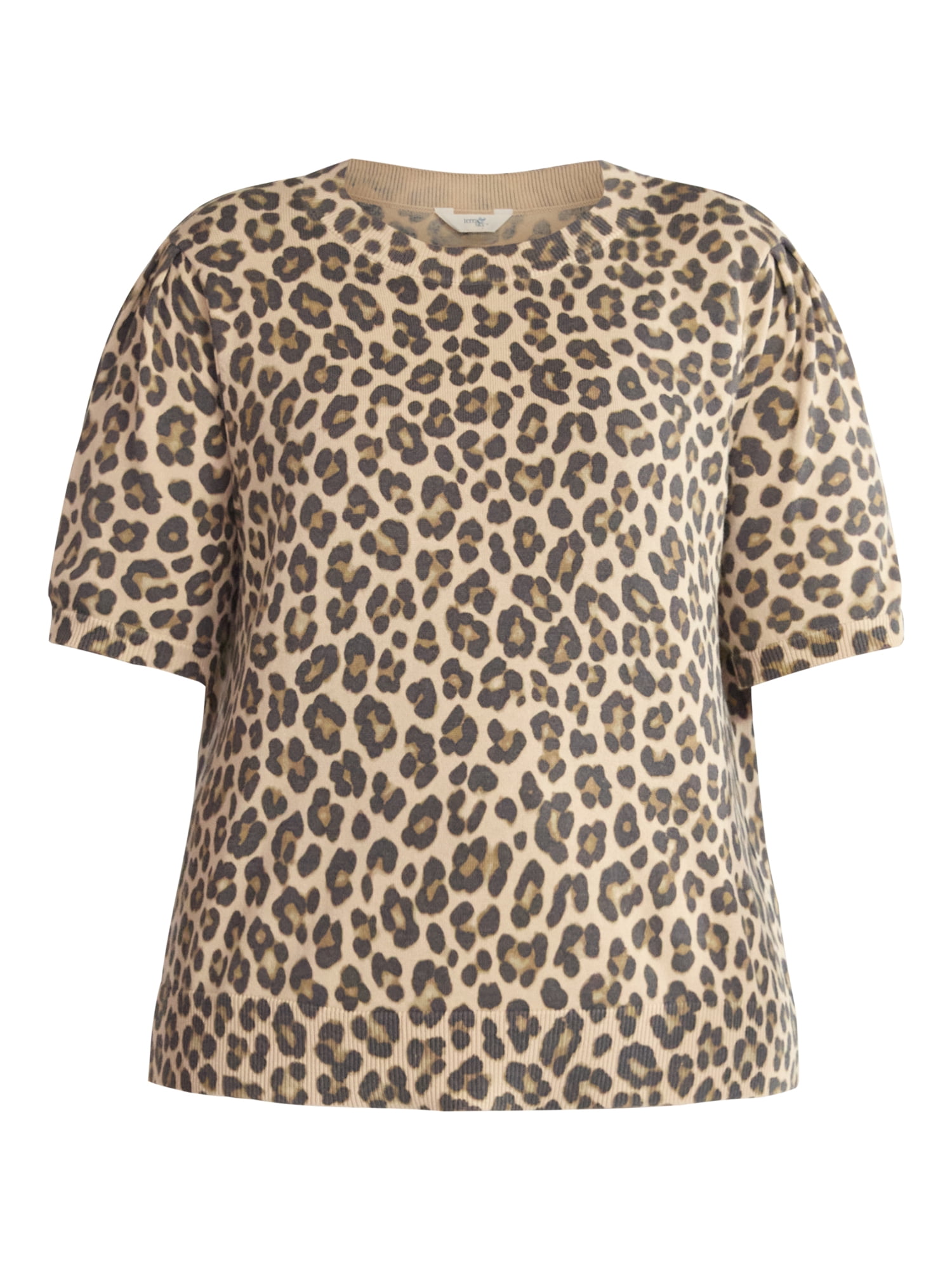 Terra & Sky Women's Plus Printed Sweater, Sizes 0X-5X