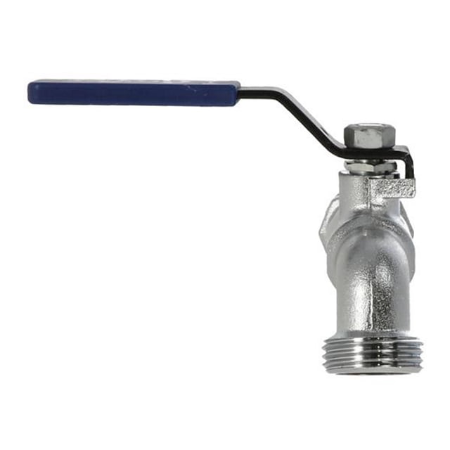 llave de esfera para jardín 1/2 pulgada plata coflex