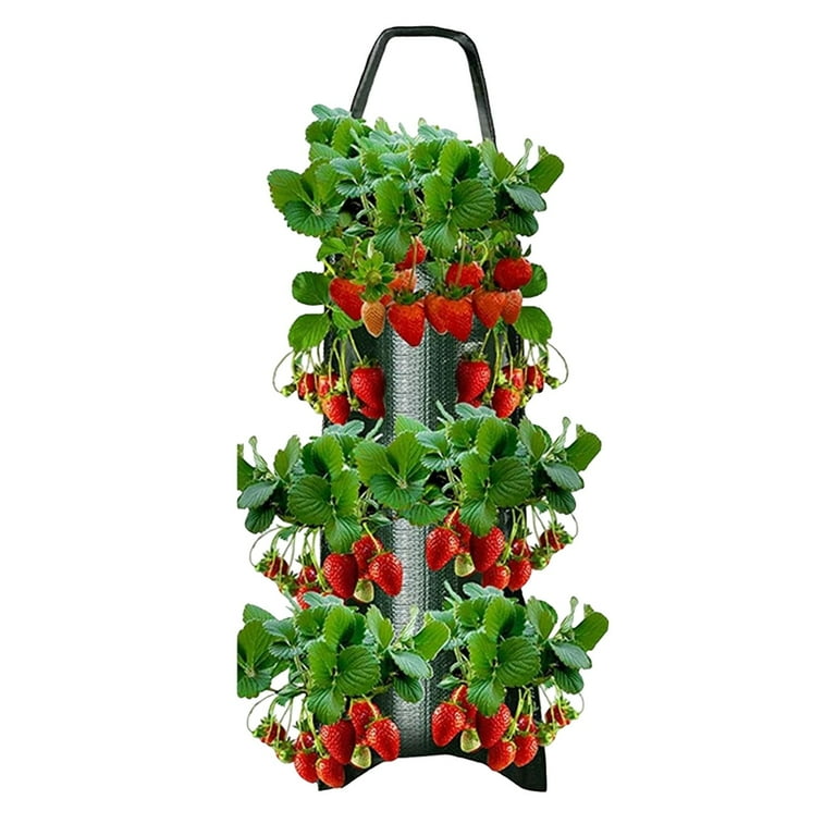 MOQIN Upside Down Strawberry Planter, Hanging Strawberry Planter Hanging  Planter, Outdoor Hanging Durable Aeration Fabric Strawberry Planter Bags -  Walmart.com
