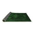 thumbnail image 2 of Ahgly Company Indoor Square Persian Emerald Green Traditional Area Rugs, 3' Square, 2 of 4