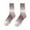 Khaki, variant on LckLvx Women's Winter Mid Tube Socks Thick Warm Home Socks Color Block Fleece Soft Crew Socks