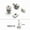 M5x10mm type 01, variant on Suitable for 2 Set Universal Motorcycle Scooter ATV Dirt Bike Battery Terminal Nut and Bolt Screws M5x10mm M6x12mm 4Ah 5Ah 6AH 7Ah