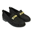 thumbnail image 5 of XY London Womens Heidi Chain Detail Ruched Loafers, 5 of 5
