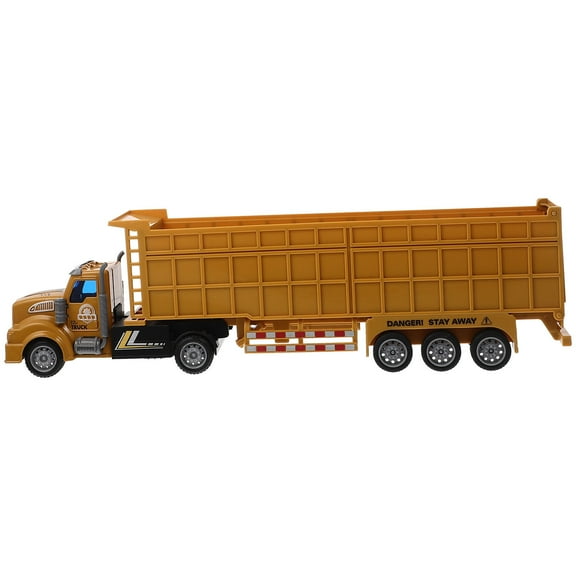 Milisten Toy Truck Mini Alloy Truck Rustic Style Coffee 1Pack for Storage for Small Toys