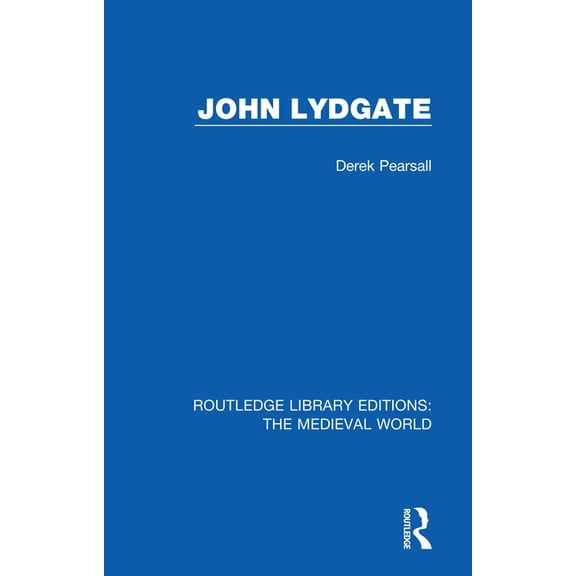Routledge Library Editions: The Medieval John Lydgate, (Paperback)