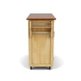 thumbnail image 7 of Hawthorne Collections Asian Hardwoods Kitchen Cart in Natural/Oak, 7 of 7