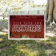thumbnail image 5 of Pick Your Own Strawberries Yard Sign 10 Pack of 18 Inch x 24 Inch Single Sided Weatherproof Heavy-Duty Plastic with Stake | Juicy and Sweet, Seasonal Fruits, Farmer’s Promotions | Made in USA, 5 of 7
