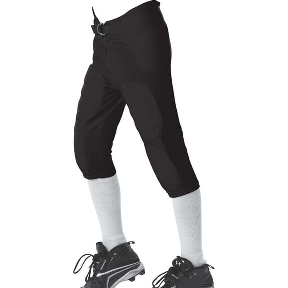 Youth Solo Polyester Football Pants, Black